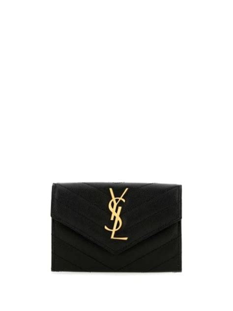 ysl portacarte rosa metallizzato|Portafogli, portacarte e portamonete Saint Laurent donna su.